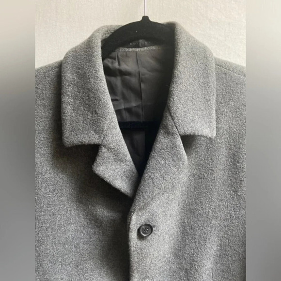 Strellson Soft Collection Virgin Wool Suit Jacket Blazer Textured Grey Sz 50 - Picture 4 of 14